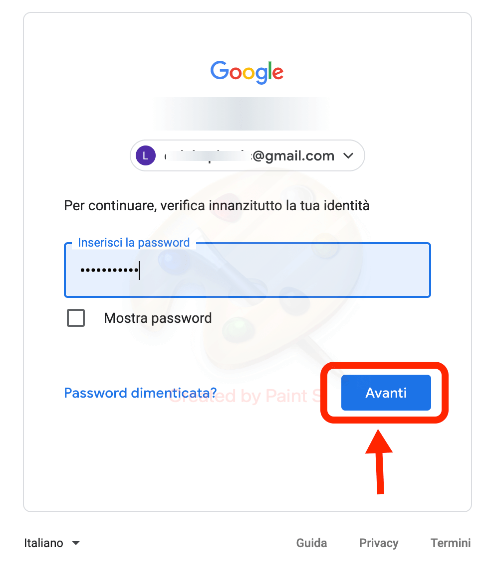Eliminare Account Gmail