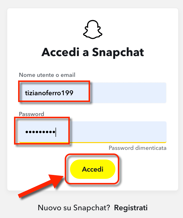Come Eliminare Account Snapchat