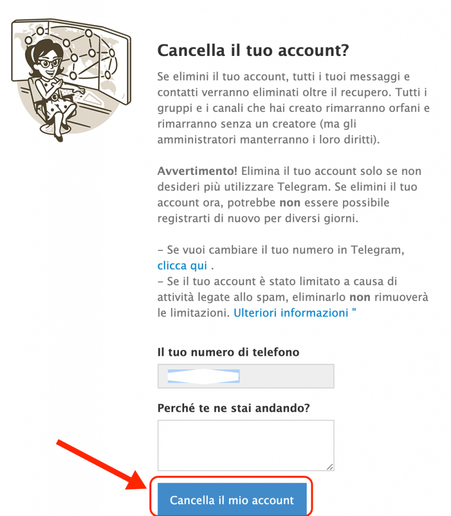 Eliminare Account Telegram 2023 Cancellare Account Telegram