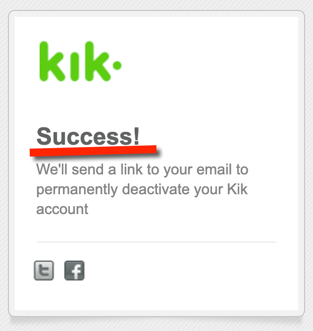 Come Eliminare Account Kik