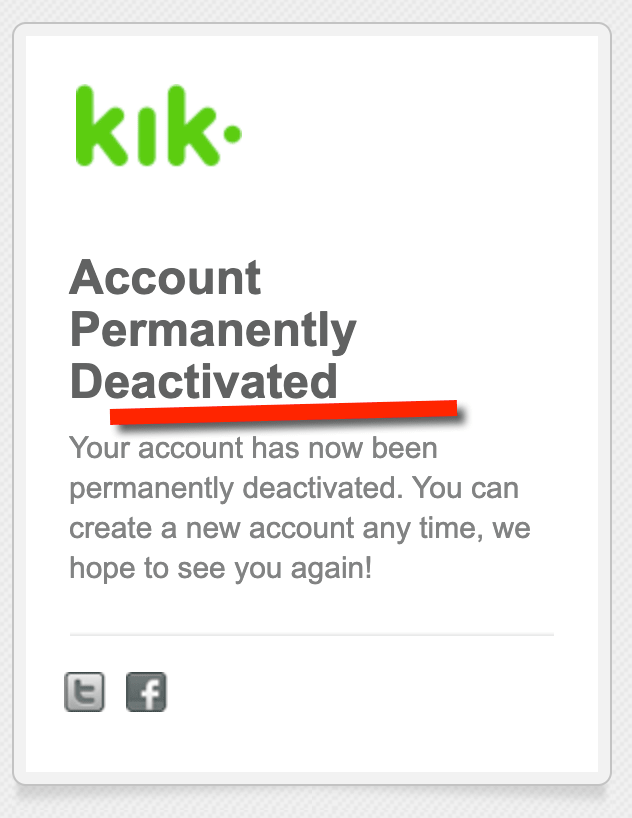 Come Eliminare Account Kik